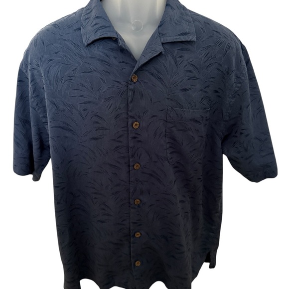 Tommy Bahama Other - TOMMY BAHAMA Blue Hawaiian Aloha Tropical Shirt Men L Large